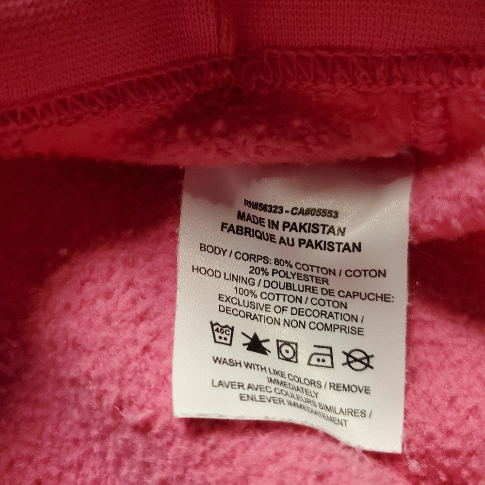 Nike Pink Hoodie with Small Swoosh Logo - Picture 7 of 8